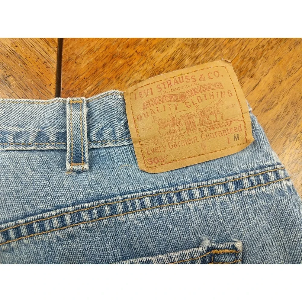 Levi's Levi 505 Vintage 90's 1996 USA Jeans Mens 42X29 Straight Leg Regular Fit